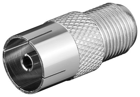 F adapter: F socket &gt; coax socket