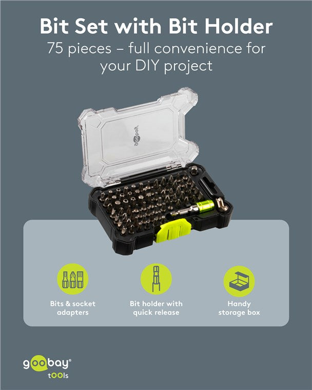 Bithalter-Set mit 72-tlg. Bitsatz