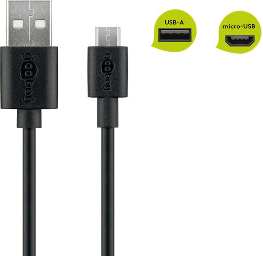 Micro-USB charging and synchronization cable