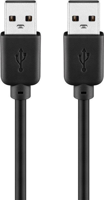 USB-A-Kabel, 1,8 m, schwarz
