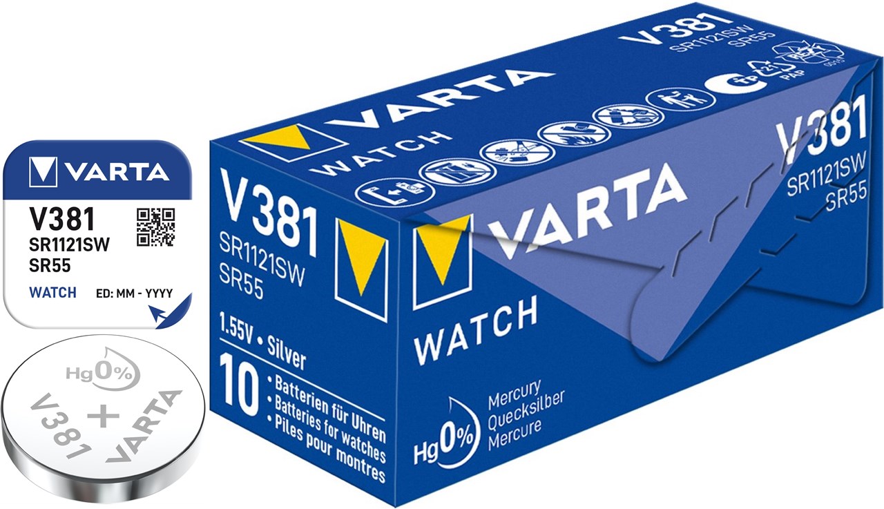SR55 (V381) Batterie, 10 Stk. in Box