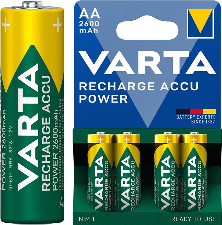 AA (Mignon)/HR6 (5716) Akku - 2600 mAh, 4 Stk. im Blister