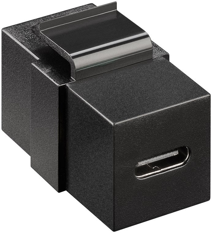 Keystone-Modul USB-C™-Verbinder, USB 3.2 Gen 2 (10 Gbit/s), schwarz