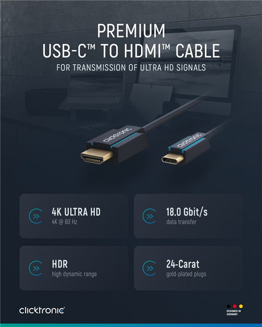 USB-C™ - HDMI™ adaptör kablosu