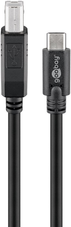 USB-C™ - B kablosu, siyah