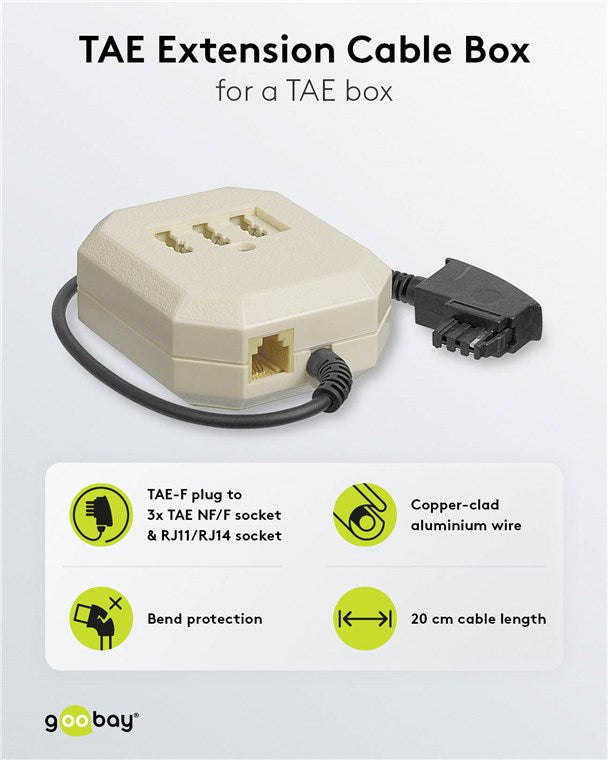 TAE-F-NFF-Verlängerungsbox