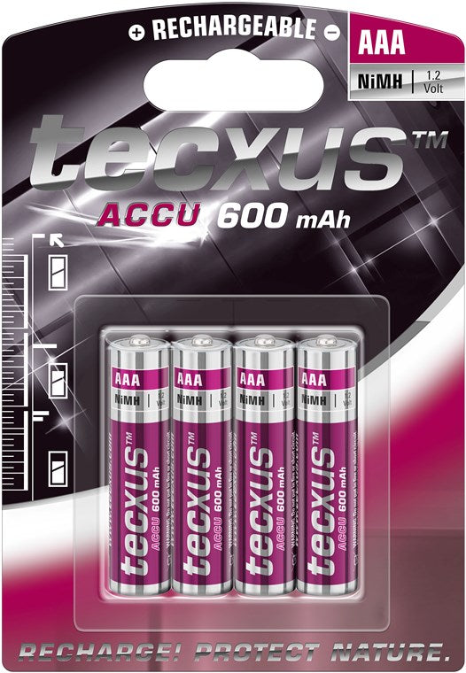 AAA (Mikro)/HR03 pil - 600 mAh, 4 adet kabarcıklı